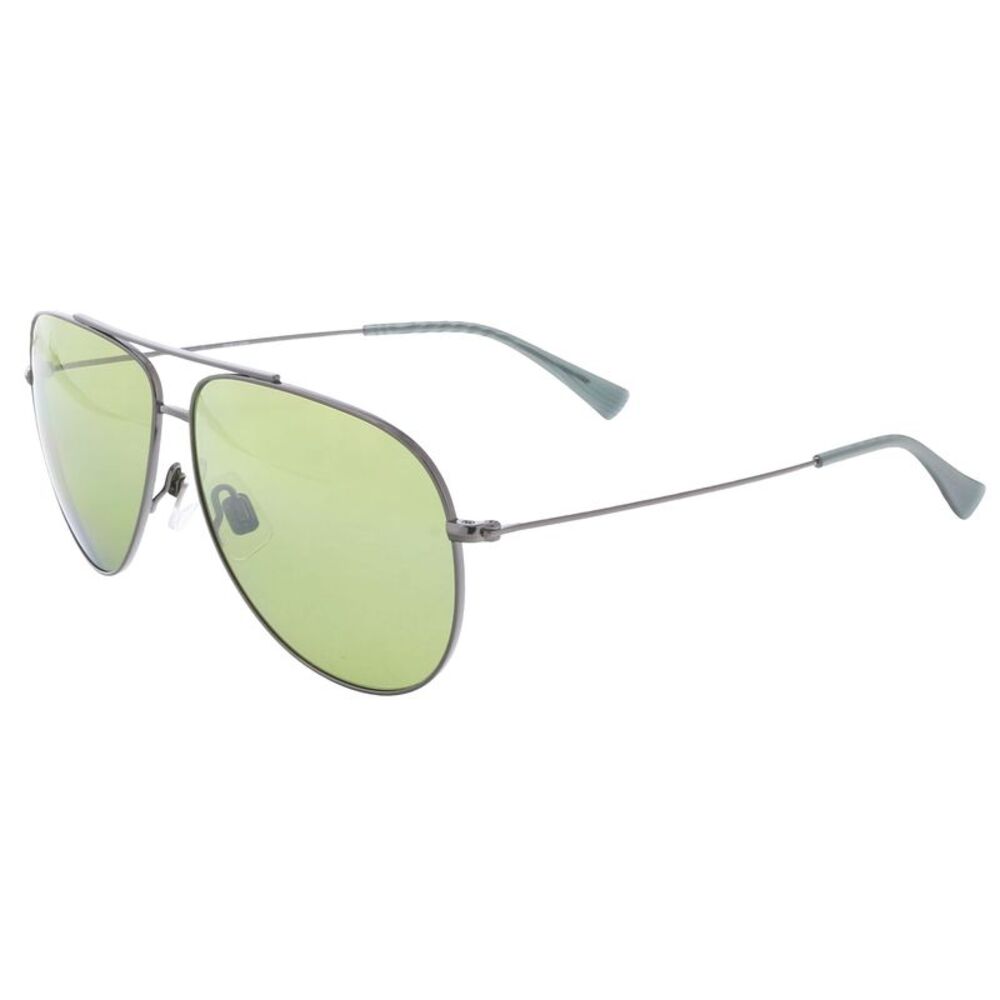 Maui Jim MJ0674S-002 Timeless Silver Aviator Gradient Green Polarized